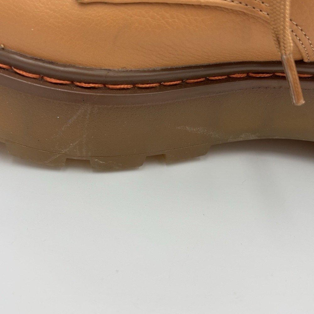 Sam Edelman Circus Vegan Combat Moto Boot Size 10 Camel Brown Tan‎ - Picture 8 of 9